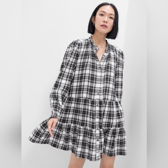 GAP Dresses & Skirts - GAP FLANNEL SHIRT DRESS NWT